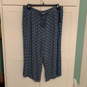 Falls Creek Pants~Size 2x~Capri~Elastic Waist